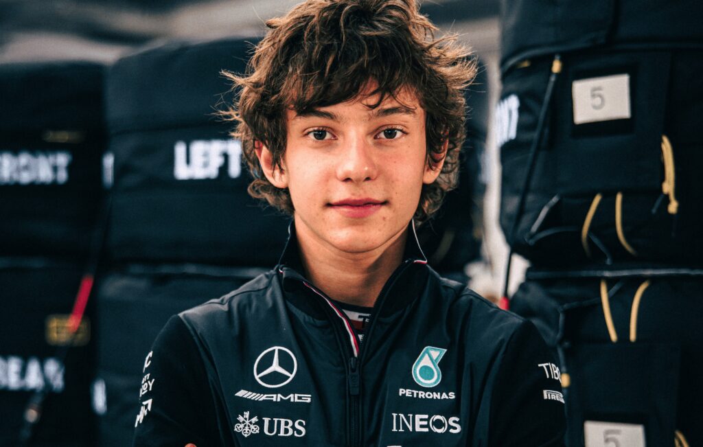 Andrea Kimi Antonelli chez mercedes