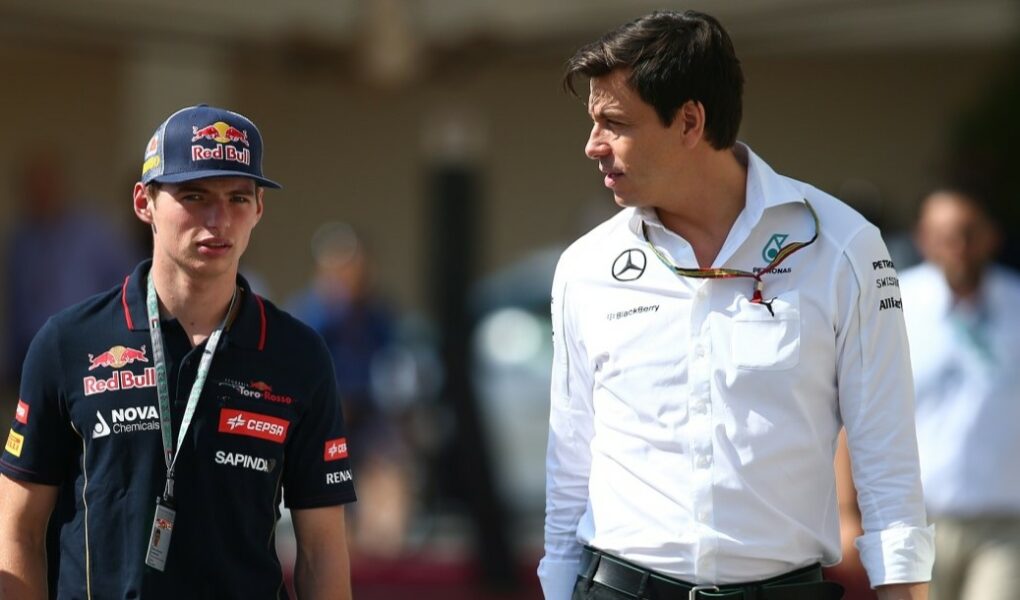 Toto wolf et max verstappen