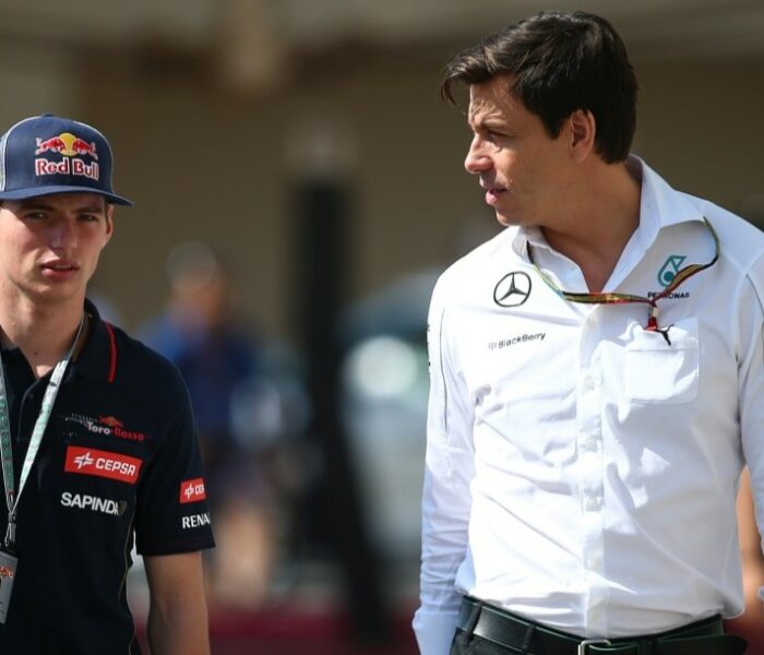 Toto wolf et max verstappen