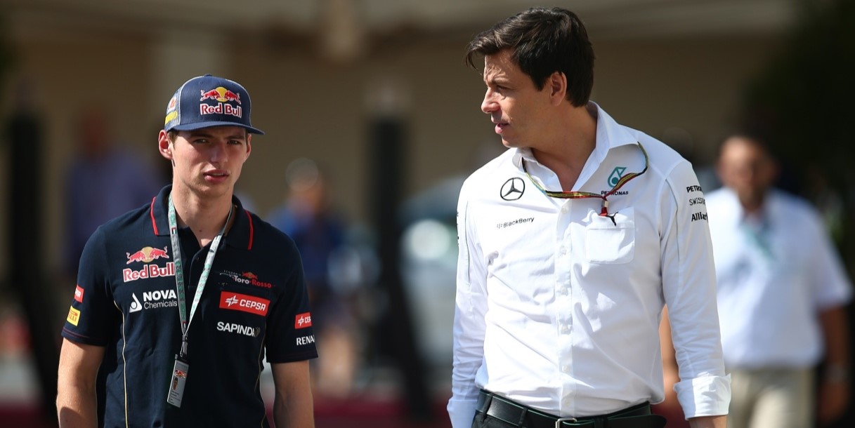 Toto wolf et max verstappen